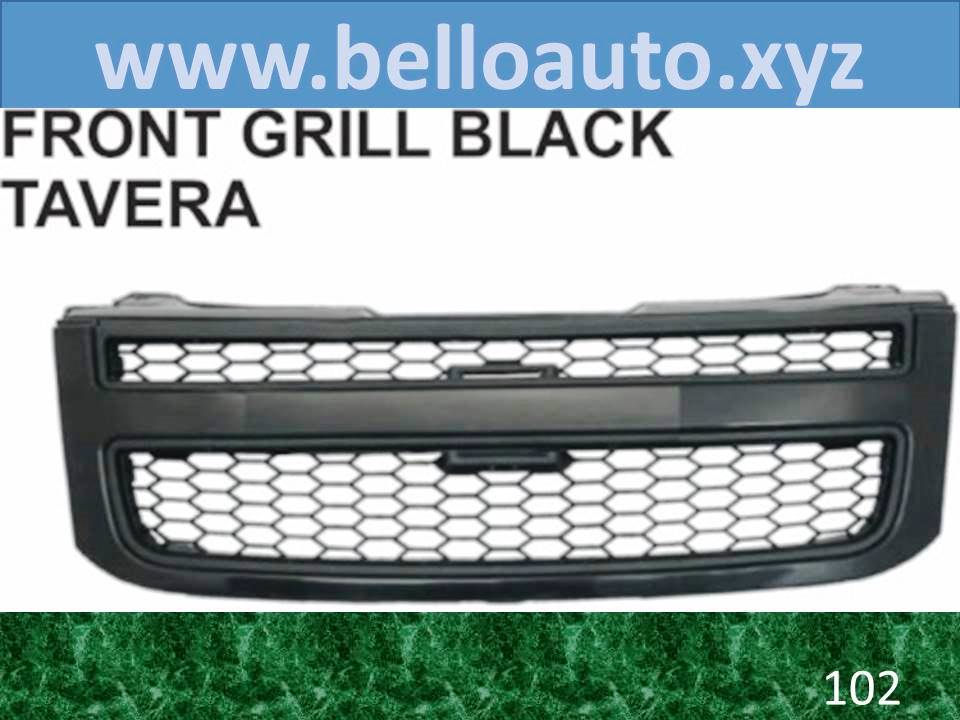 Front Grill Black Tavera