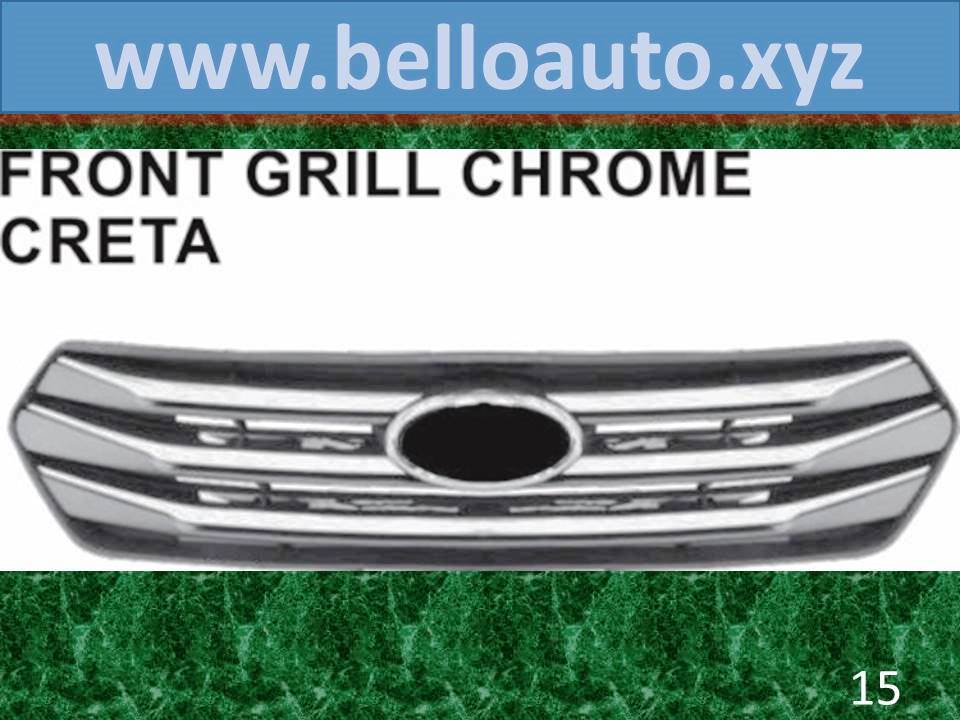 Front Grill Chrome Creta