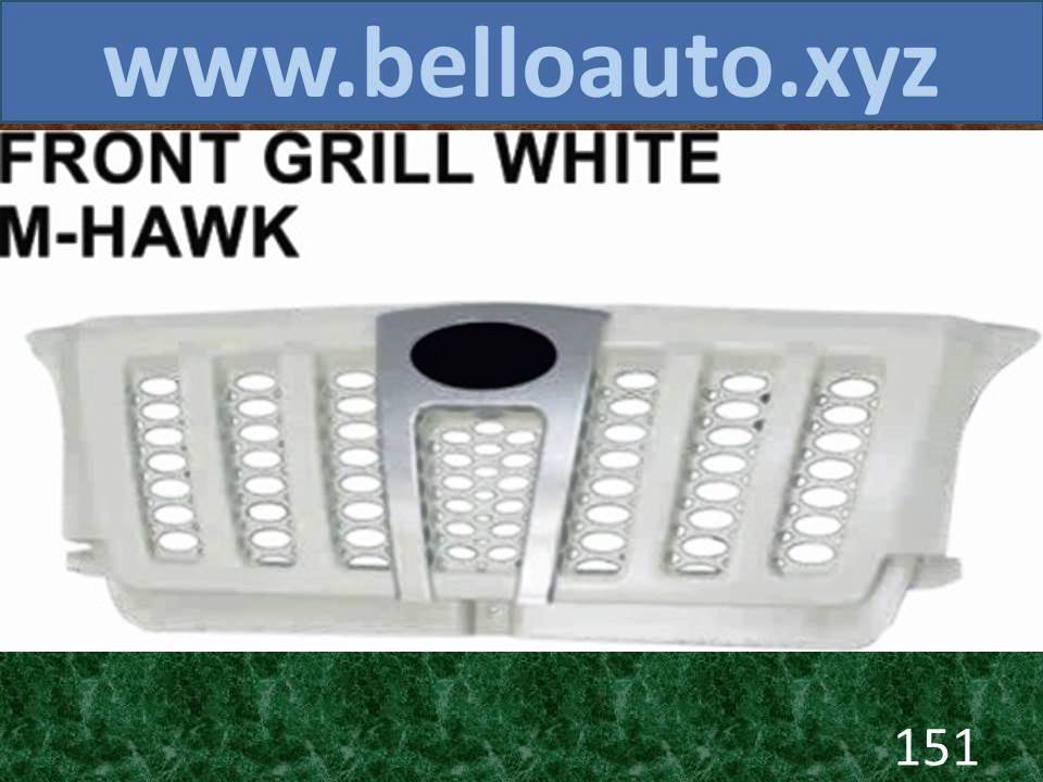 Front Grill White M-Hawk