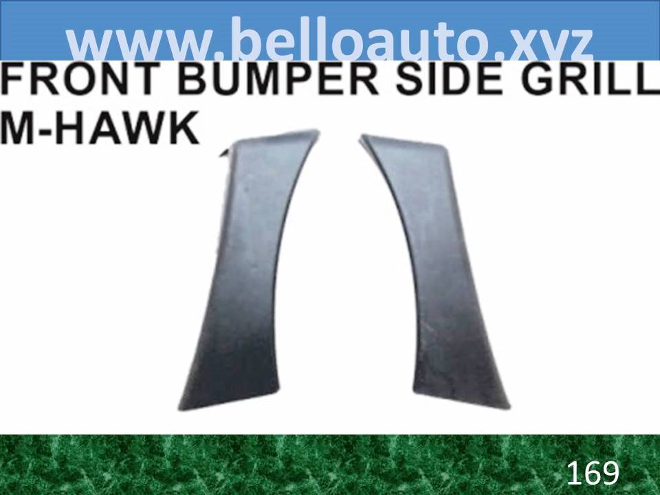 Rear Bumper Side Grill M-Hawk