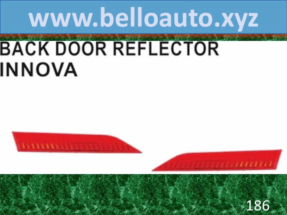 Back Door Reflector Innova