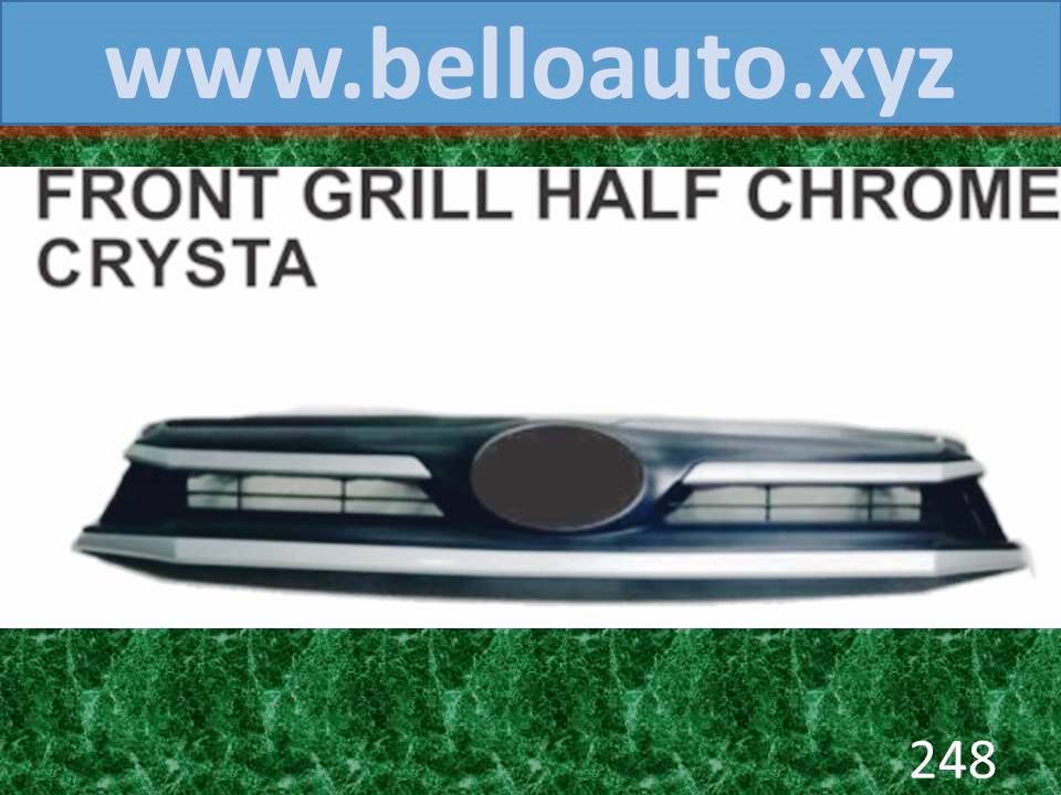 Front Grill Half Chrome Crysta