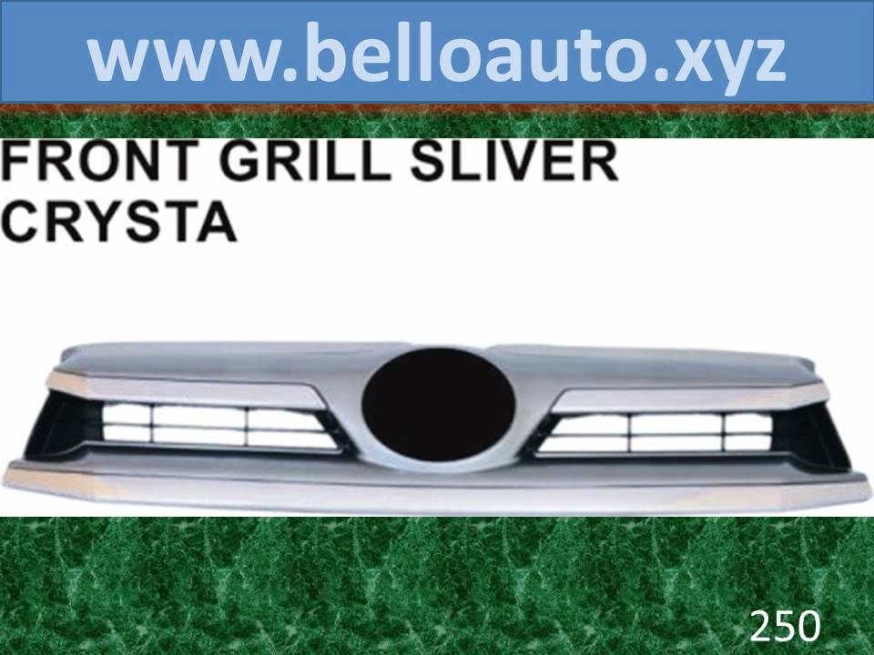 Front Grill Silver Crysta