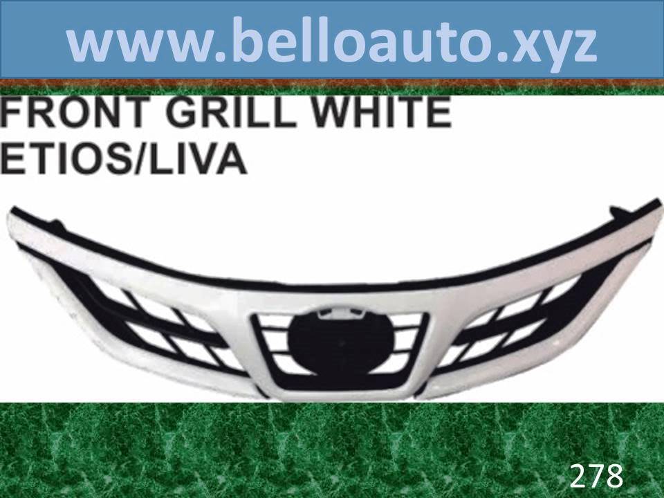 Front Grill White Etios or Liva