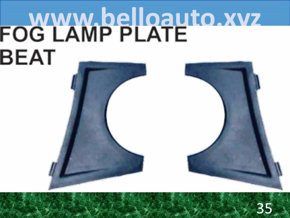 Fog Lamp Plate Beat