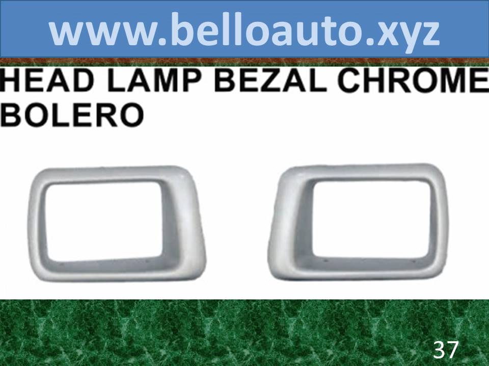 Head Lamp Bezal Chrome Bolero