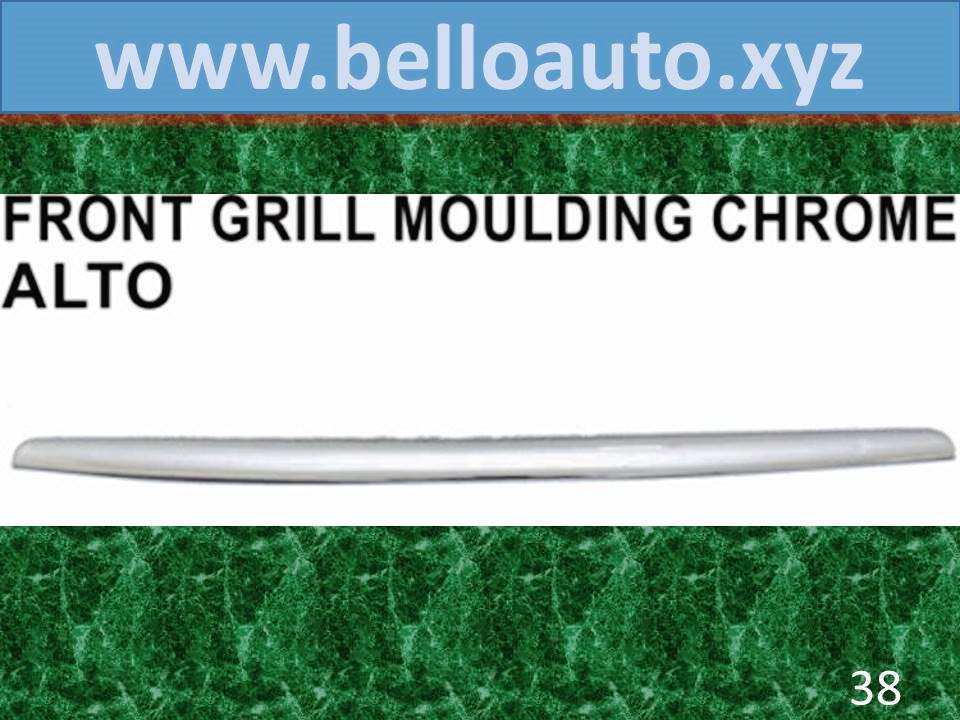 Front Grill Moulding Chrome Alto