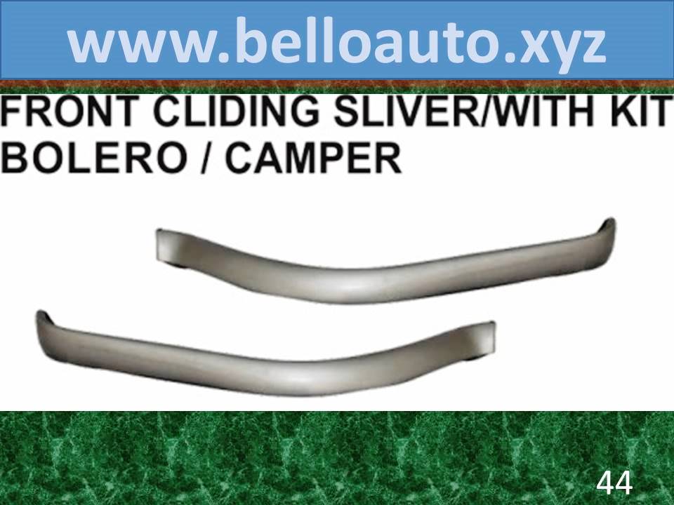 Front Cliding Silver - With Kit Bolero or Camper