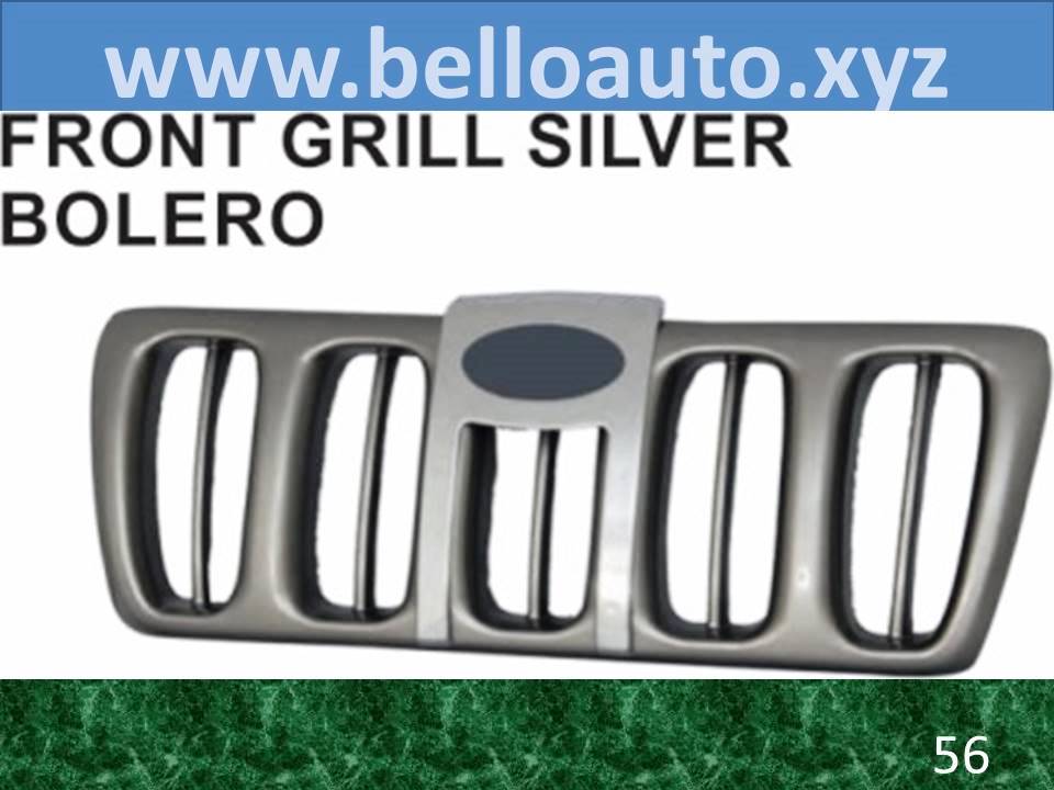 Front Grill Silver Bolero