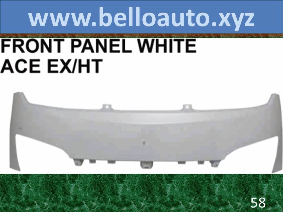 Front Panel White Ace EX/HT