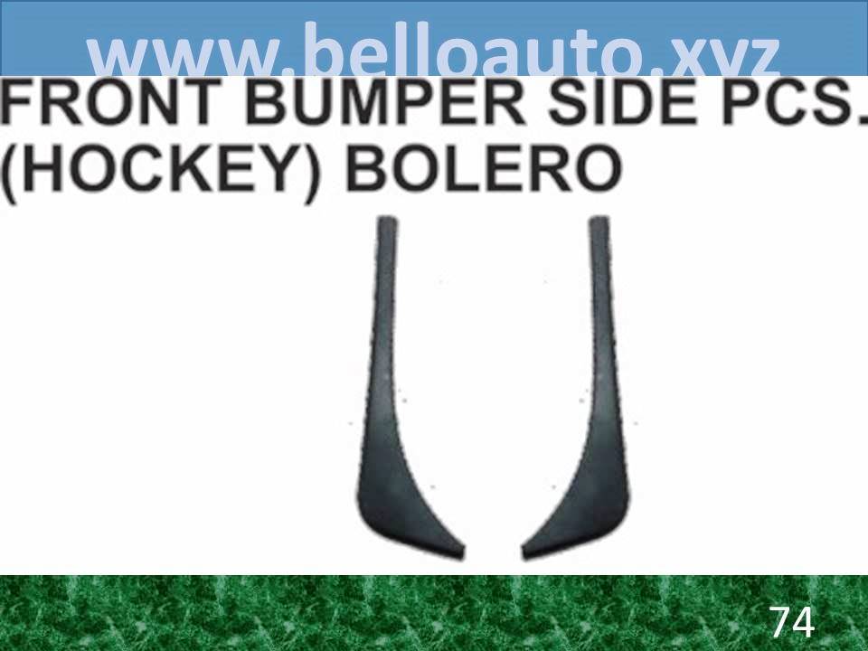 Front Bumper Side Pcs Bolero