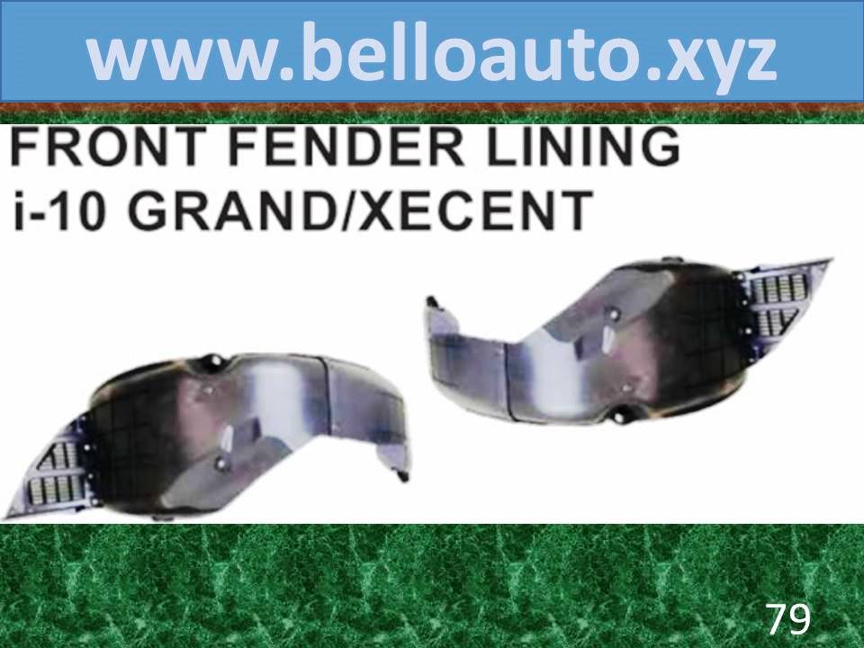 Front Fender Lining i10 Grand or Xcent