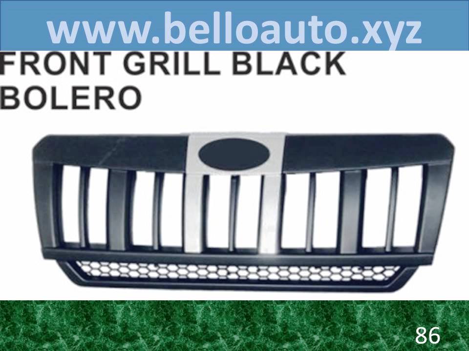 Front Grill Black Bolero