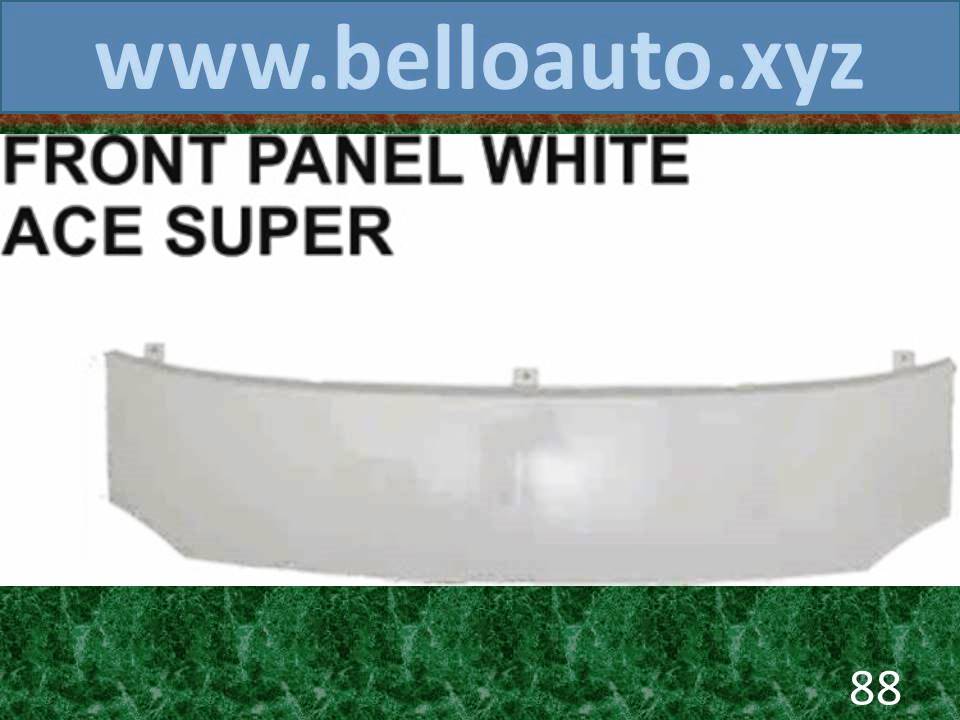 Front Panel White Ace or Super